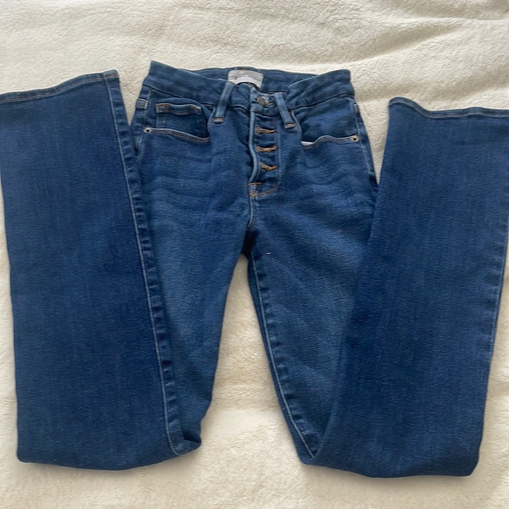 Frame Denim Women’s Dark Blue Boot Cut Jeans